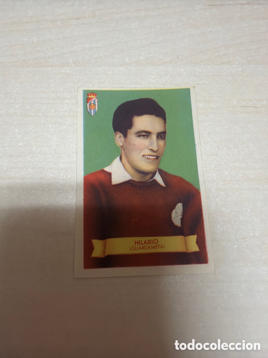 Coleccionismo cromos antiguos: F&uacute;tbol Bruguera 1949, Hilario, Real Valladolid Deportivo.