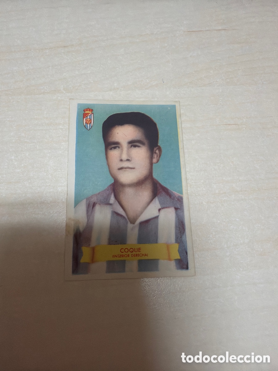 Coleccionismo cromos antiguos: F&uacute;tbol Bruguera 1949, Coque, Real Valladolid Deportivo.