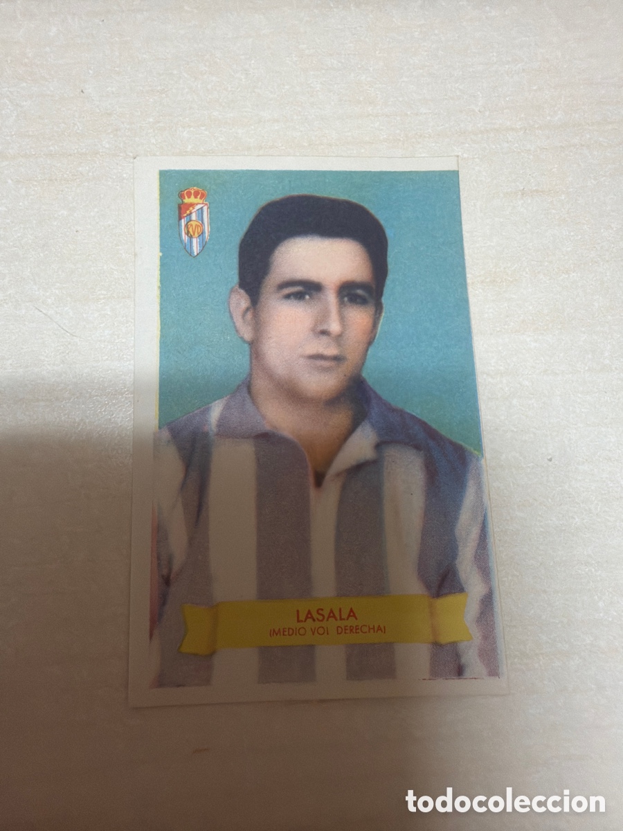 Coleccionismo cromos antiguos: F&uacute;tbol Bruguera 1949, Lasala, Real Valladolid Deportivo.