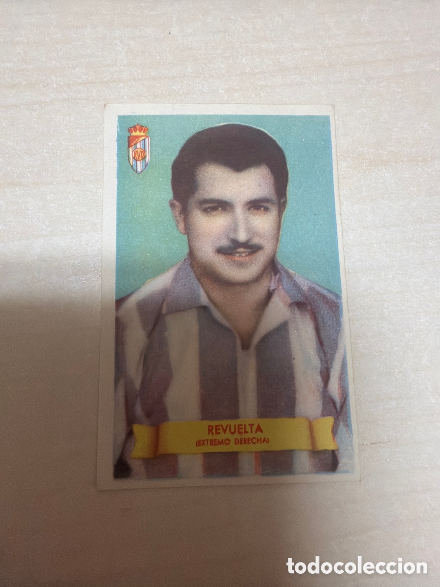 Coleccionismo cromos antiguos: F&uacute;tbol Bruguera 1949, Revuelta, Real Valladolid Deportivo.
