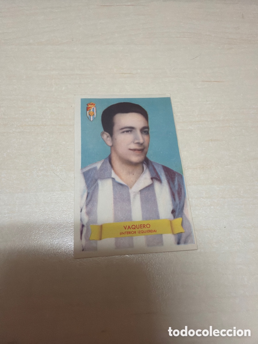 Coleccionismo cromos antiguos: F&uacute;tbol Bruguera 1949, Vaquero, Real Valladolid Deportivo.