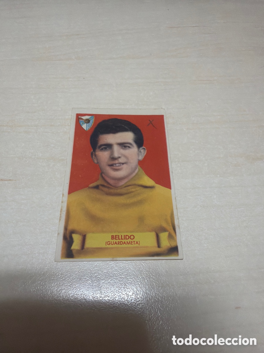 Coleccionismo cromos antiguos: F&uacute;tbol Bruguera 1949, Bellido, C. D. M&aacute;laga.