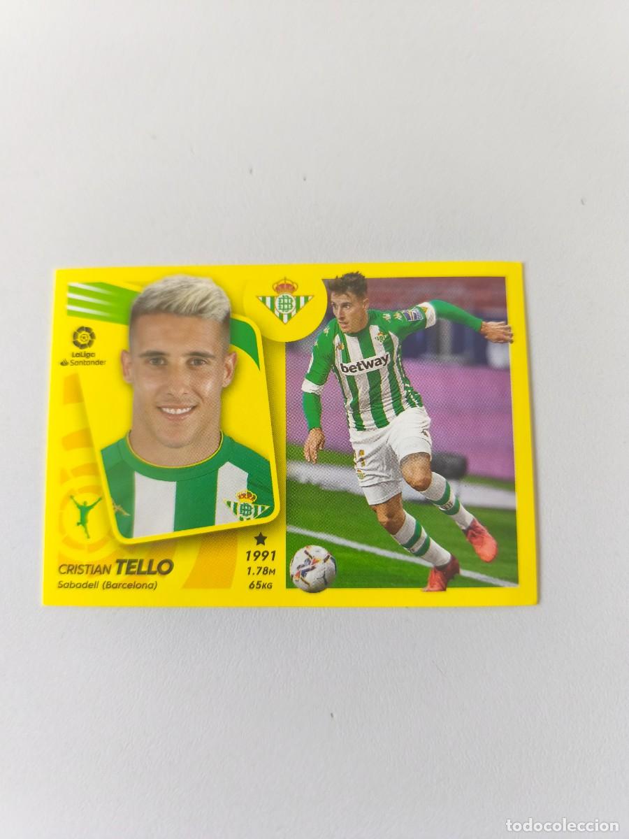 Coleccionismo cromos antiguos: LIGA ESTE PANINI 2021 2022 21 22 CRISTIAN TELLO BETIS 17 TPBCA
