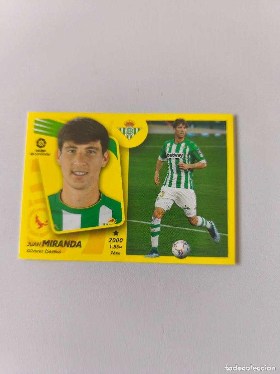 Coleccionismo cromos antiguos: LIGA ESTE PANINI 2021 2022 21 22 JUAN MIRANDA BETIS 11A TPBCA