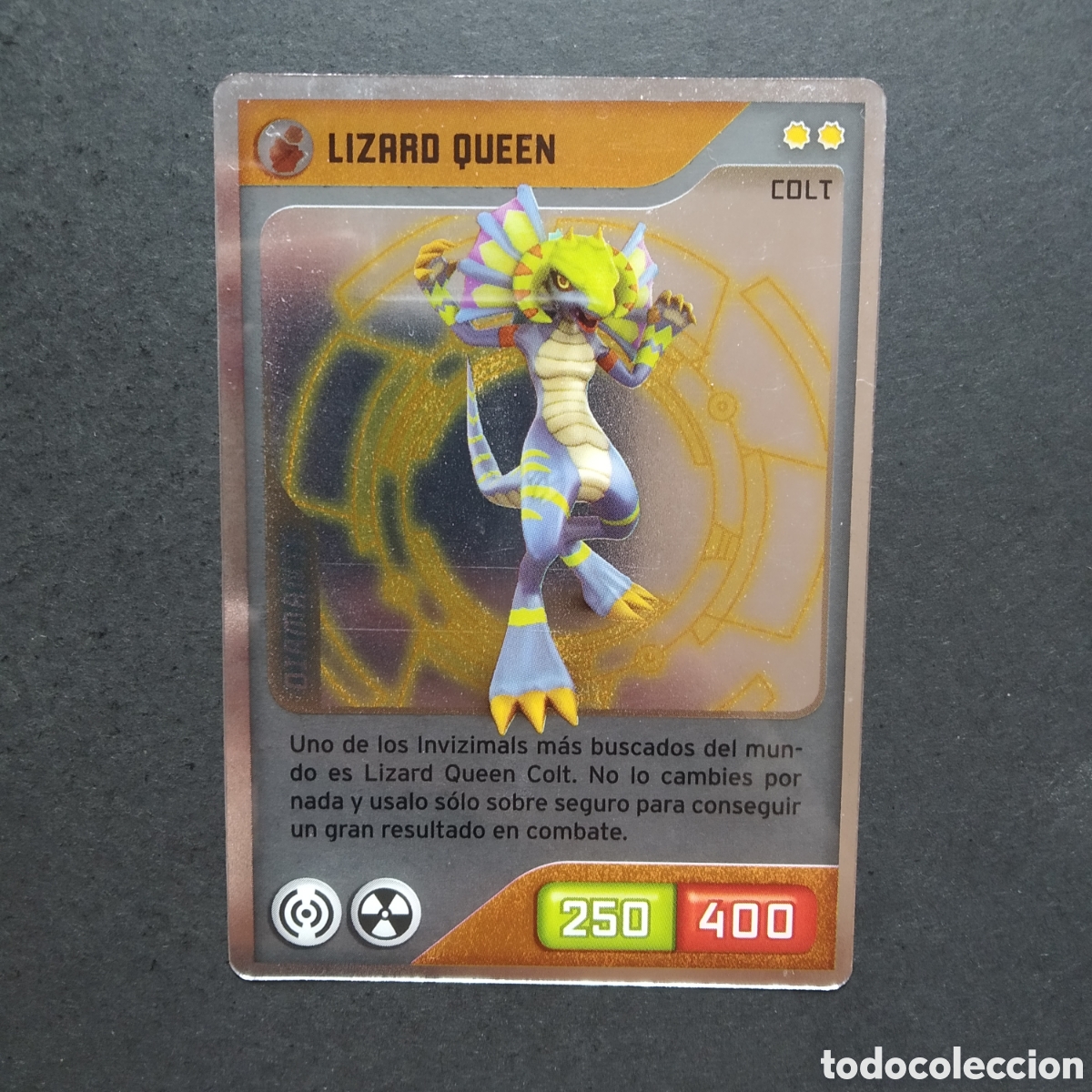 Coleccionismo cromos antiguos: CROMO - N&ordm; 303 - LIZARD QUEEN - INVIZIMALS, DESAFIOS OCULTOS - PANINI - A&Ntilde;O 2013