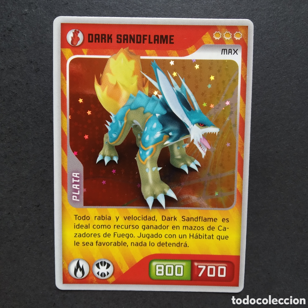 Coleccionismo cromos antiguos: CROMO - N&ordm; 308 - DARK SANDFLAME - INVIZIMALS, DESAFIOS OCULTOS - PANINI - A&Ntilde;O 2013