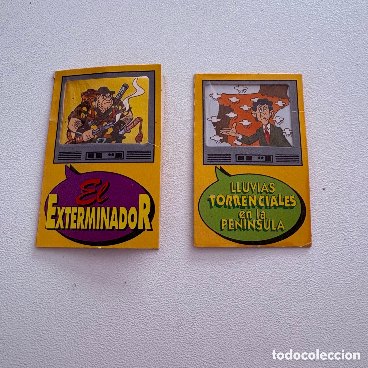 Coleccionismo cromos antiguos: LOTE CROMO BOLLYCAO CANAL LOCO EL EXTERMINADOR LLUVIAS TORRENCIALES EN LA PENINSULA