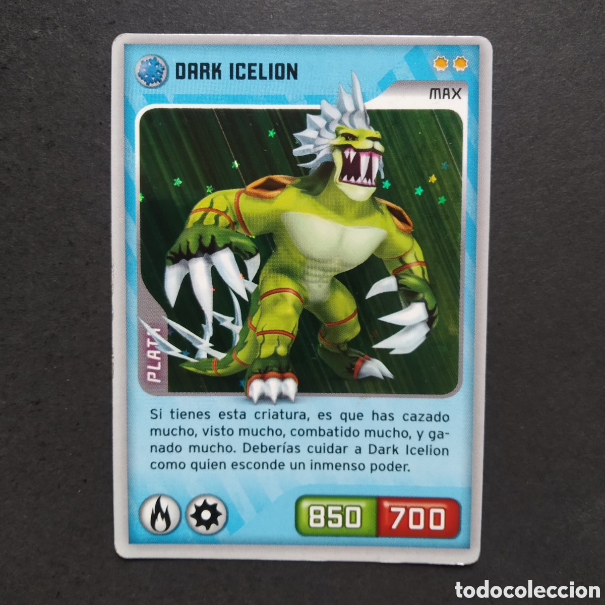 Coleccionismo cromos antiguos: CROMO - N&ordm; 310 - DARK ICELION - INVIZIMALS, DESAFIOS OCULTOS - PANINI - A&Ntilde;O 2013