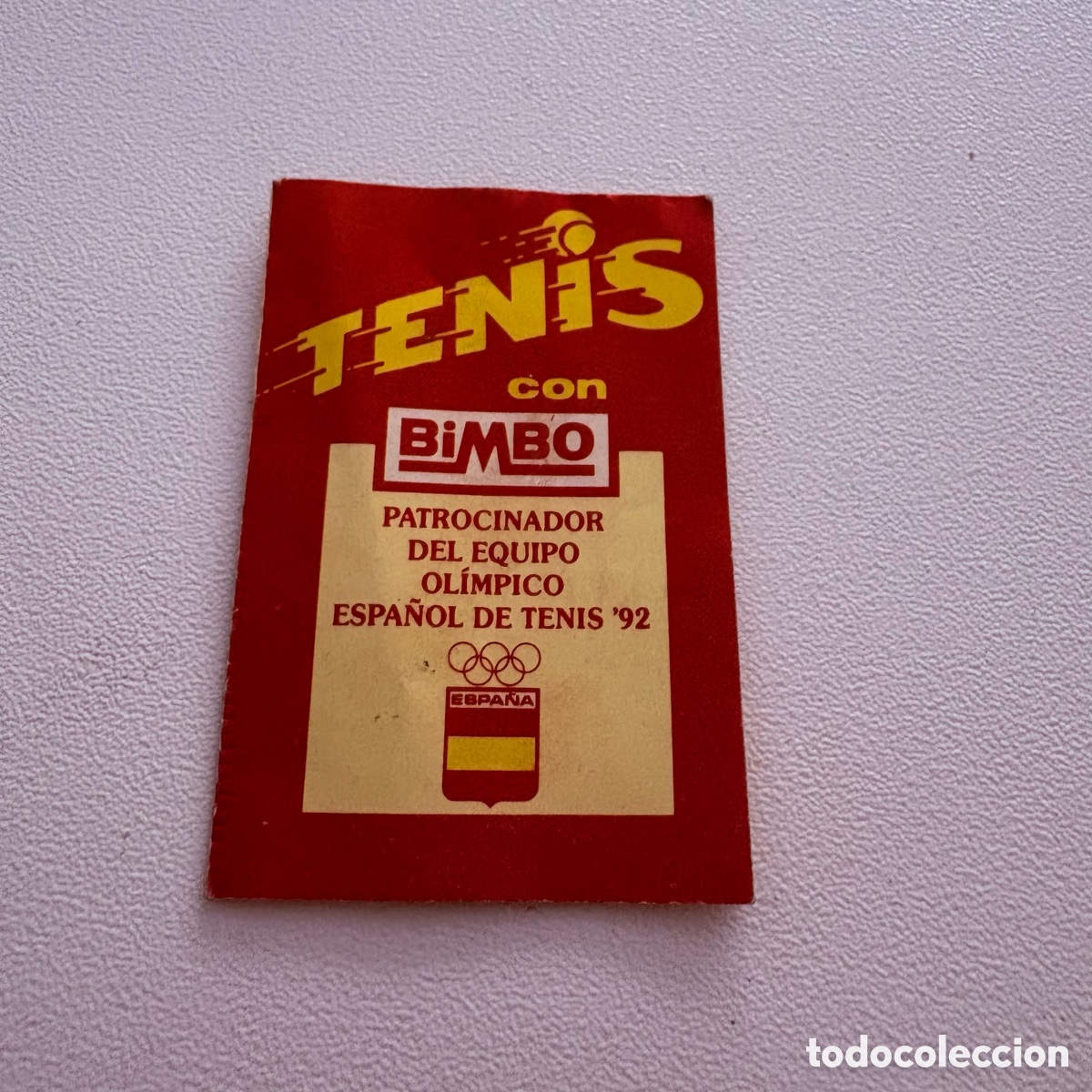 Coleccionismo cromos antiguos: CROMO BIMBO TENIS N&ordm; 10 LA DEJADA