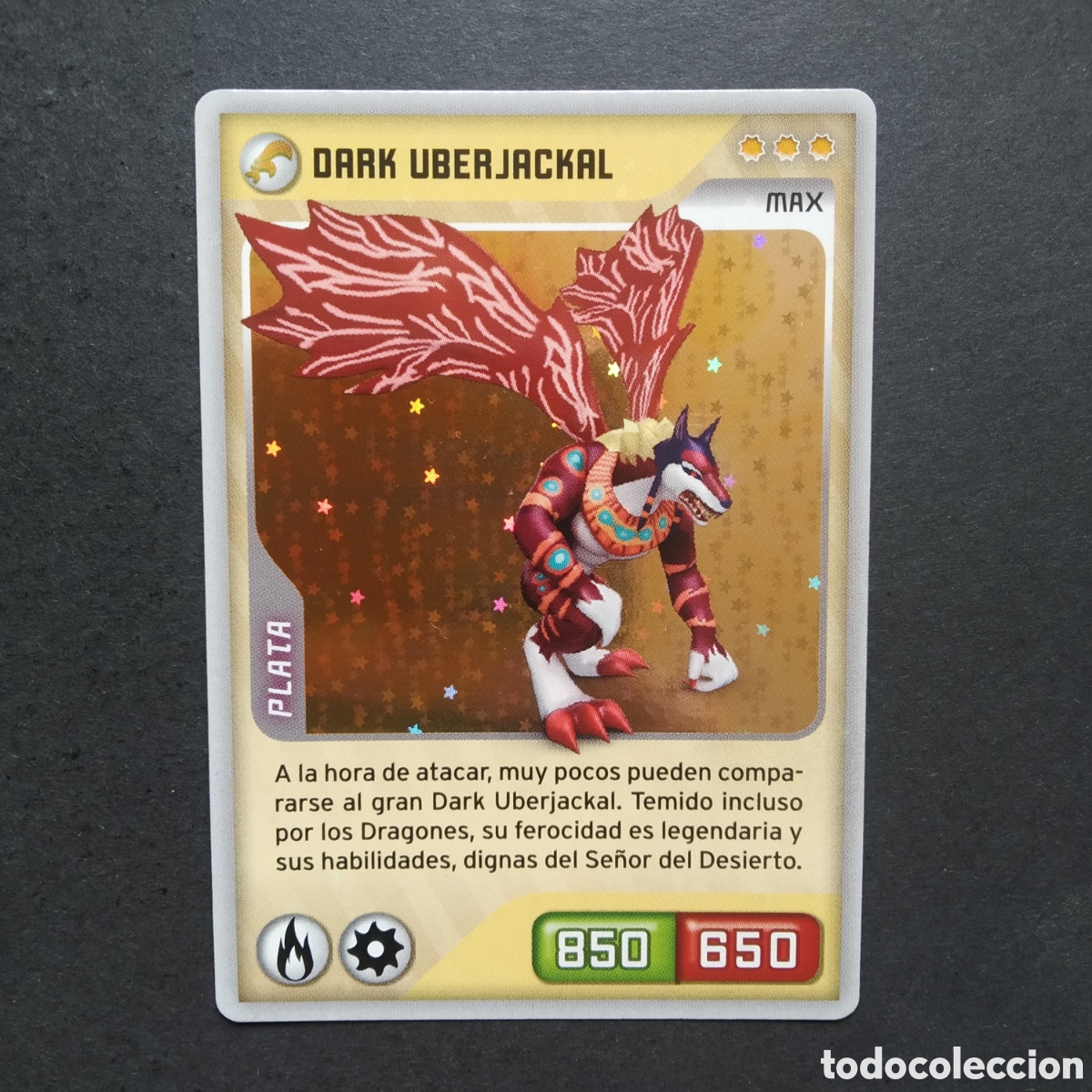 Coleccionismo cromos antiguos: CROMO - N&ordm; 312 - DARK UBERJACKAL - INVIZIMALS, DESAFIOS OCULTOS - PANINI - A&Ntilde;O 2013