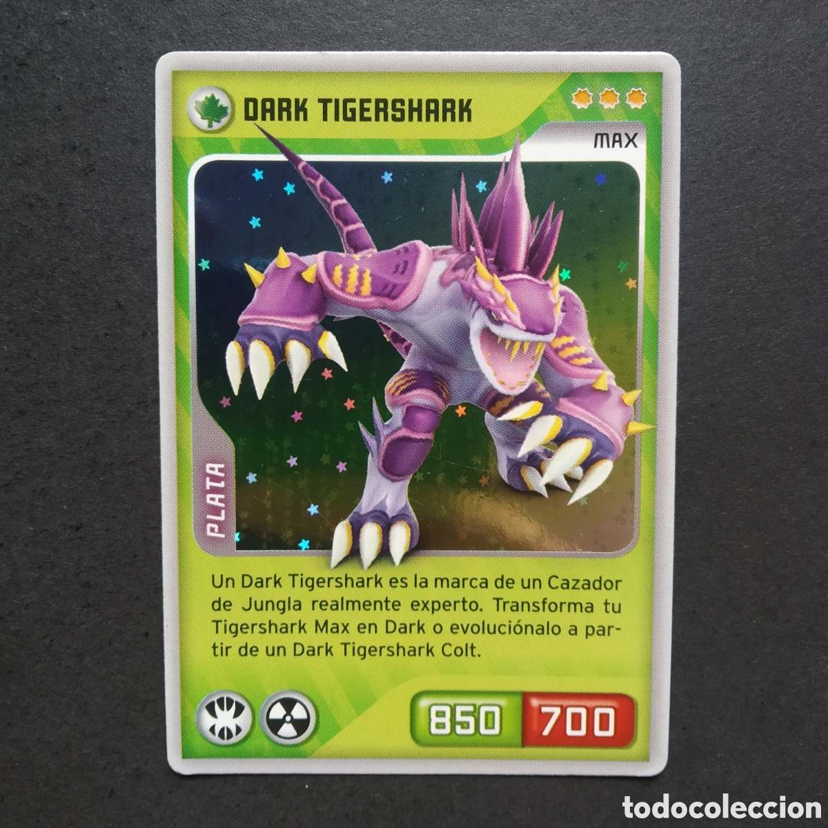 Coleccionismo cromos antiguos: CROMO - N&ordm; 316 - DARK TIGERSHARK - INVIZIMALS, DESAFIOS OCULTOS - PANINI - A&Ntilde;O 2013