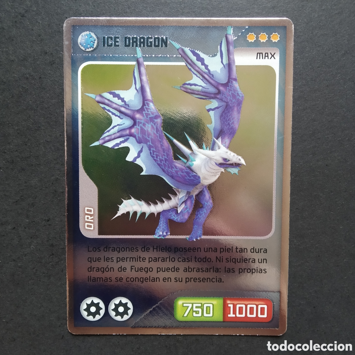 Coleccionismo cromos antiguos: CROMO - N&ordm; 324 - ICE DRAGON - INVIZIMALS, DESAFIOS OCULTOS - PANINI - A&Ntilde;O 2013