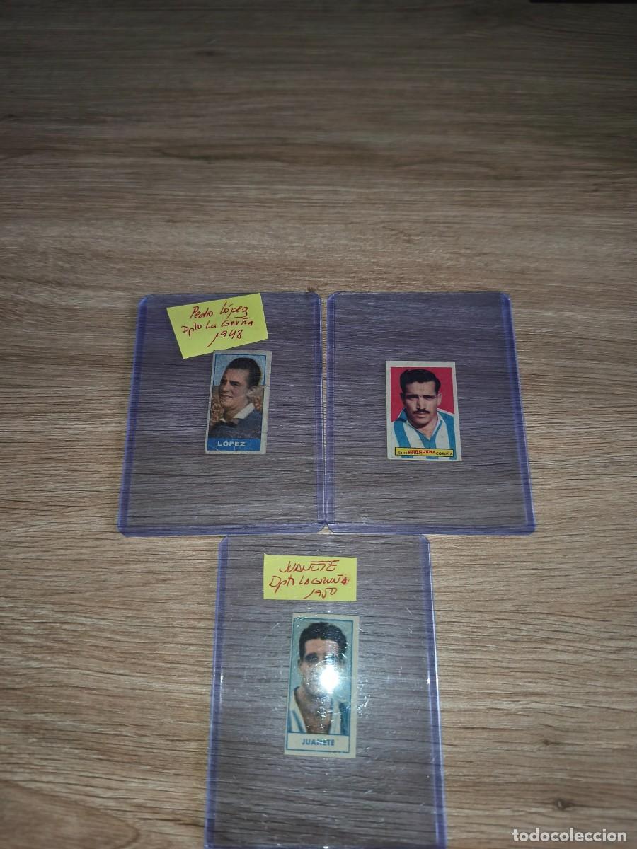 Coleccionismo cromos antiguos: Cromos Deportivo la coru&ntilde;a a&ntilde;os 50. Platino plmer y chocolate torras.