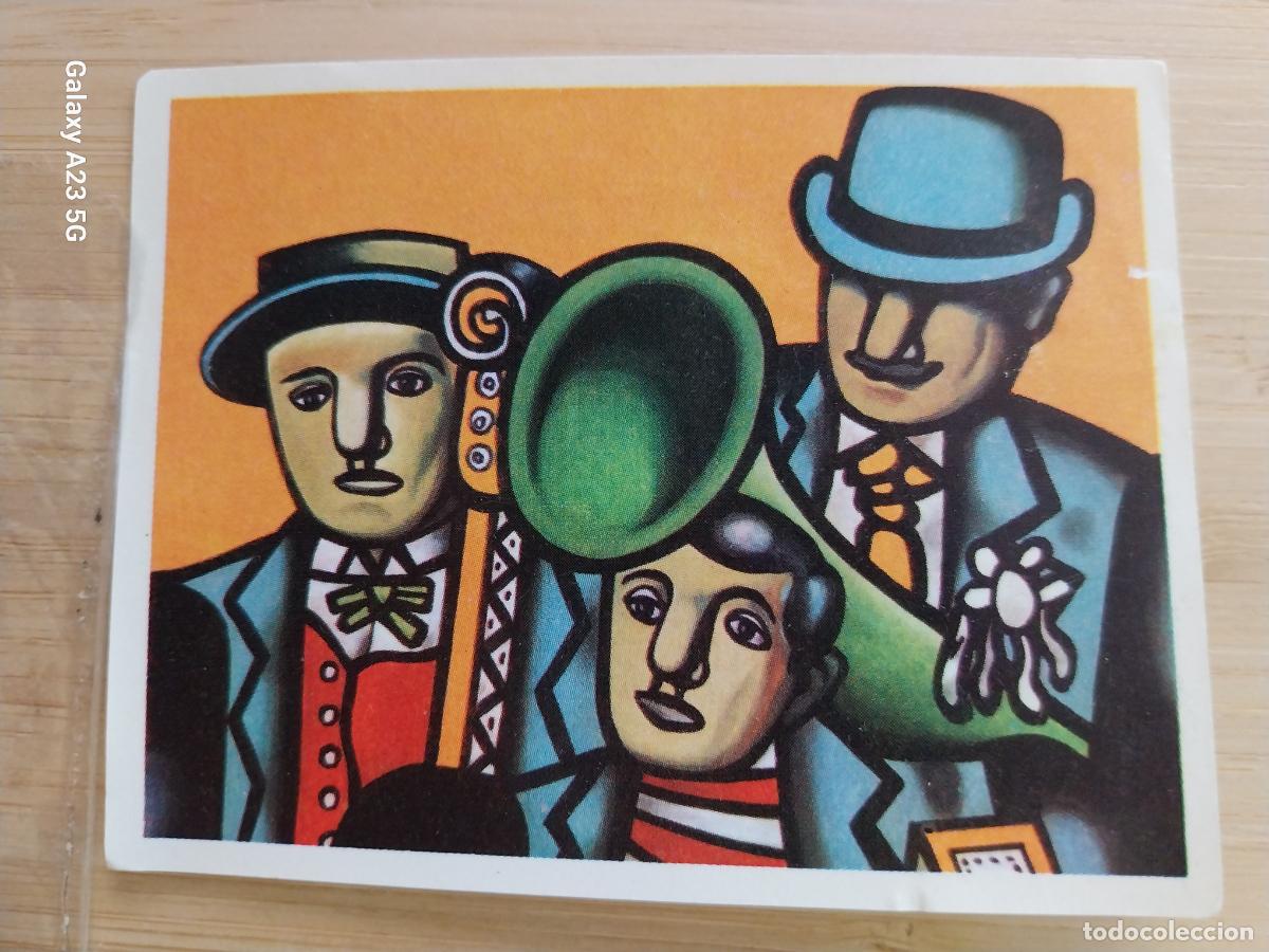 Coleccionismo cromos antiguos: LEGER LOS TRES MUSICOS ** ED MAGA ARTE A&Ntilde;O 1971 CROMO 289 SIN PEGAR NUNCA