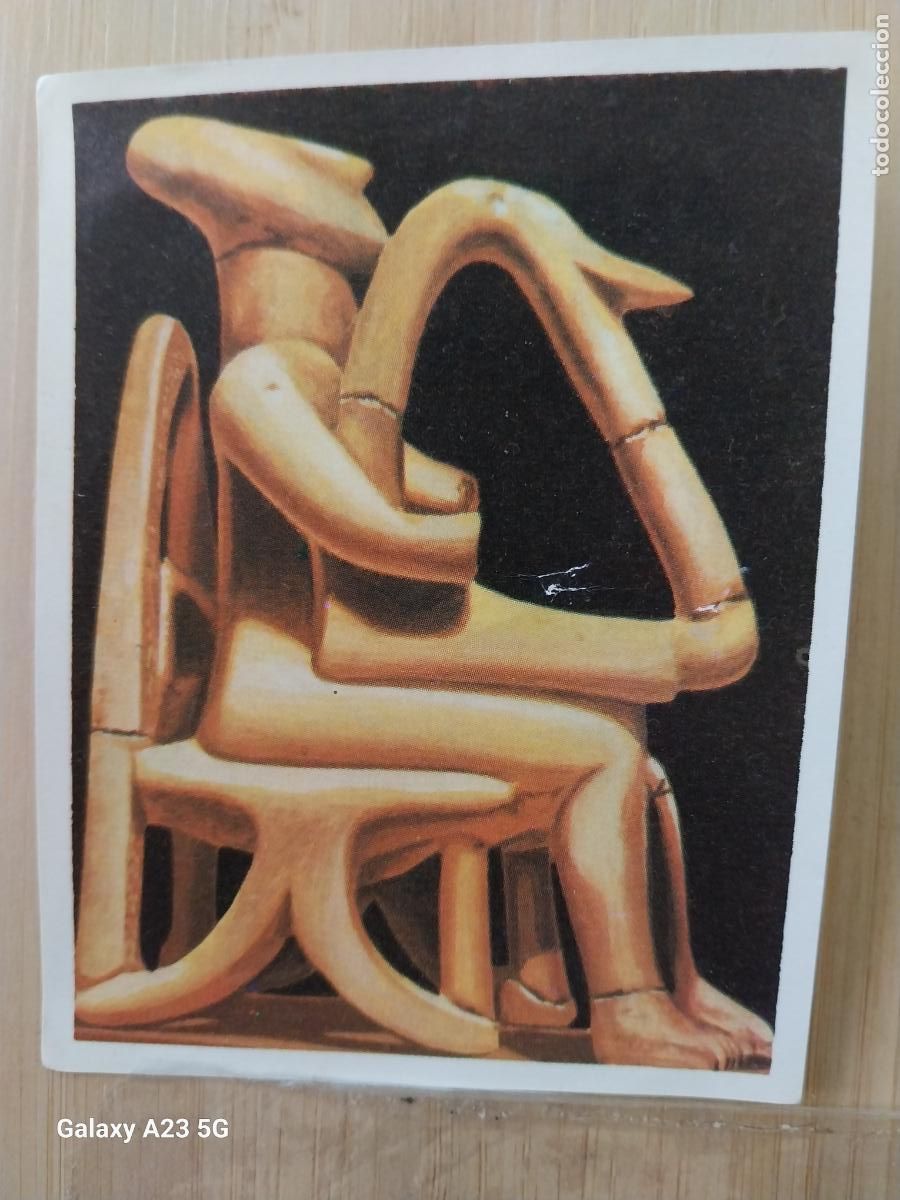 Coleccionismo cromos antiguos: ARTE CICLADICO ** ED MAGA ARTE A&Ntilde;O 1971 CROMO 6 SIN PEGAR NUNCA