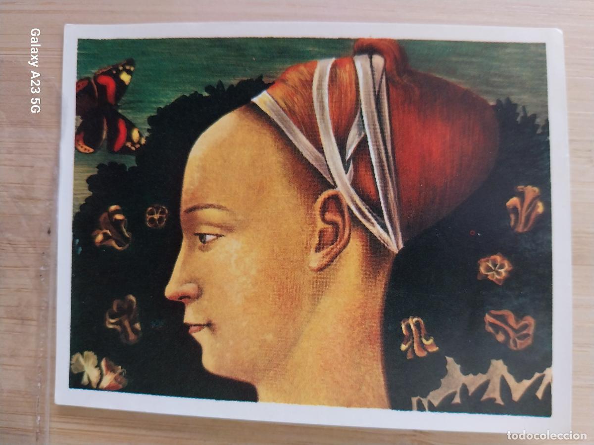 Coleccionismo cromos antiguos: PISANELLO PRINCESA DE LA FAMILIA DE ESTE ** ED MAGA ARTE A&Ntilde;O 1971 CROMO 49 SIN PEGAR NUNCA