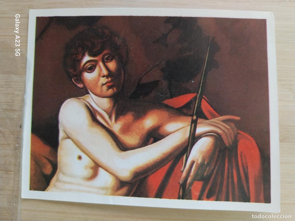 Coleccionismo cromos antiguos: CARAVAGGIO SAN JUAN BAUTISTA Y CORDERO ** ED MAGA ARTE A&Ntilde;O 1971 CROMO 148 SIN PEGAR NUNCA