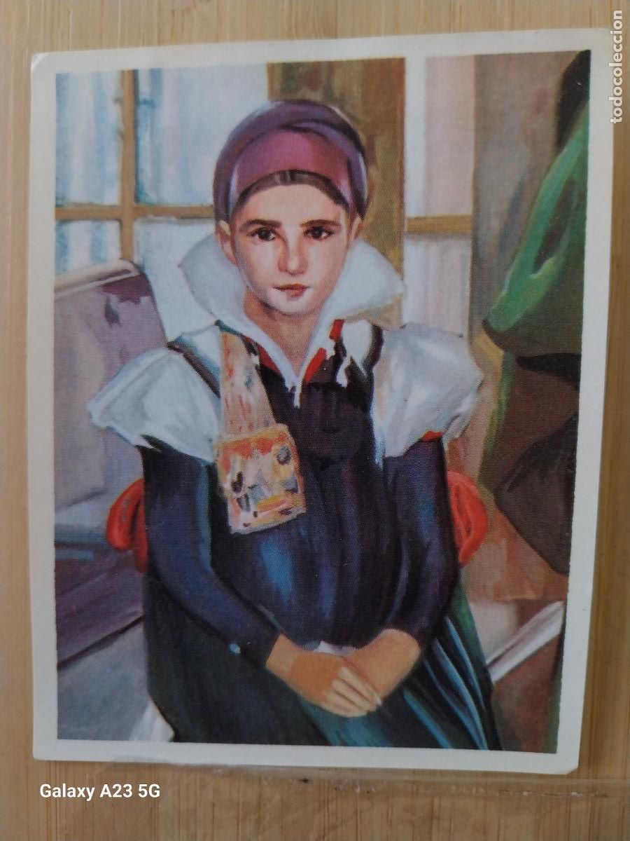 Coleccionismo cromos antiguos: SOROLLA ABUELA Y NIETA ** ED MAGA ARTE A&Ntilde;O 1971 CROMO 277 SIN PEGAR NUNCA
