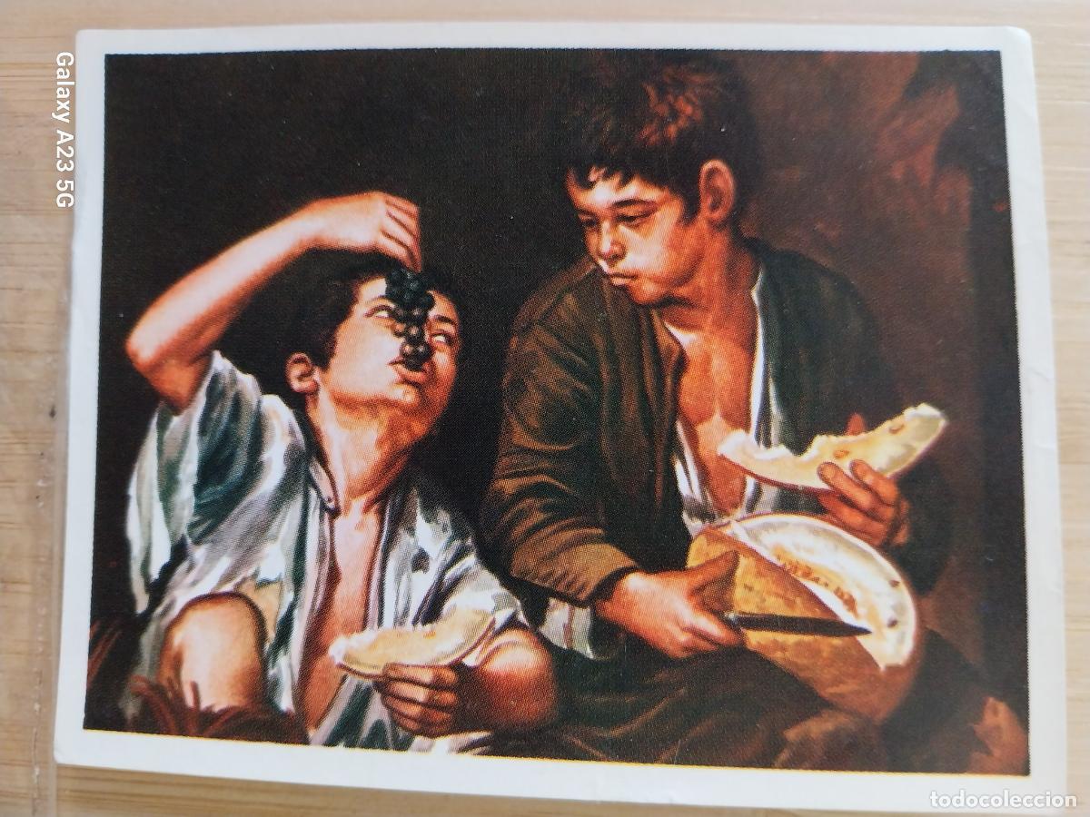 Coleccionismo cromos antiguos: MURILLO MUCHACHOS COMIENDO MELON Y UVA ** ED MAGA ARTE A&Ntilde;O 1971 CROMO 206 SIN PEGAR NUNCA