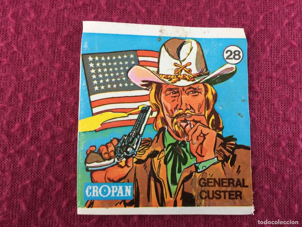 Colecionismo Cromos antigos: CROMO CROPAN LOS GRANDES GUERREROS TE HABLAN - N&ordm; 28 - GENERAL CUSTER