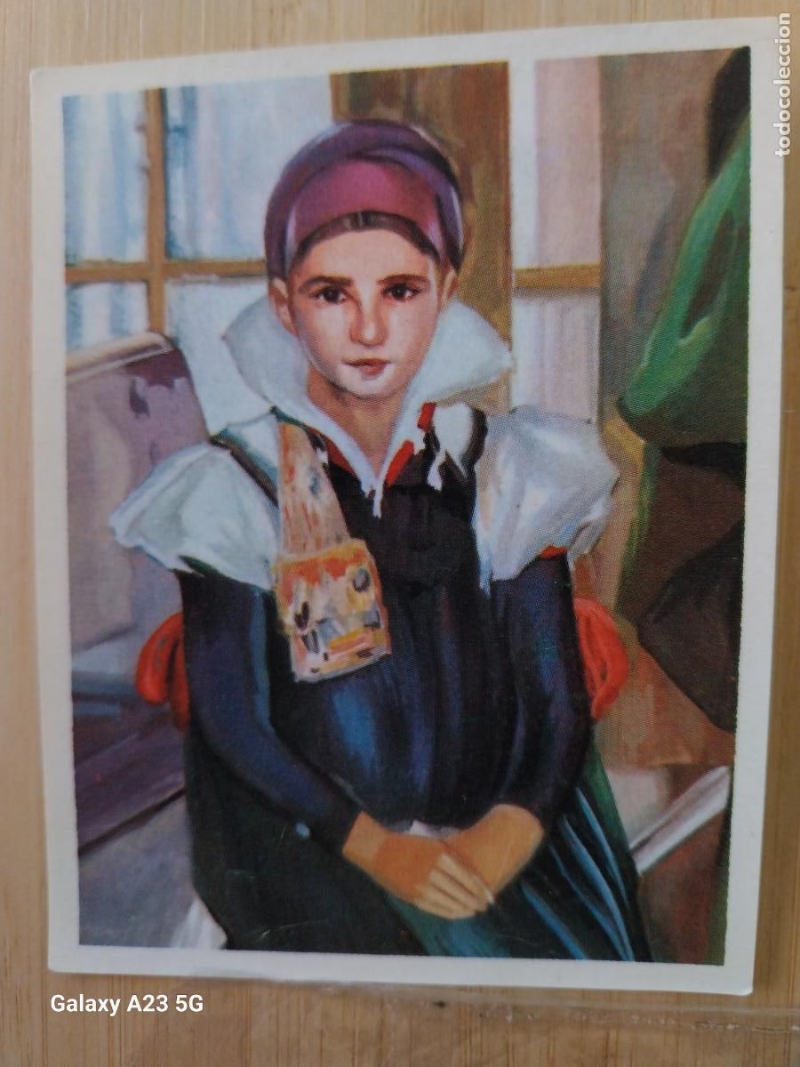 Colecionismo Cromos antigos: SOROLLA ABUELA Y NIETA ** ED MAGA ARTE A&Ntilde;O 1971 CROMO 277 *** SIN PEGAR NUNCA
