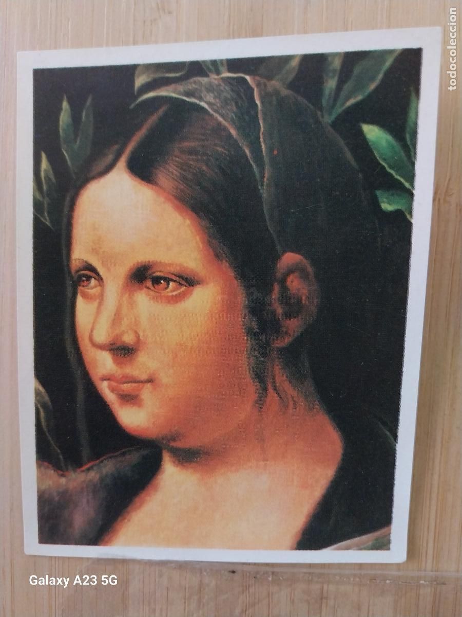 Coleccionismo cromos antiguos: GIORGIONE LAURA ** ED MAGA ARTE A&Ntilde;O 1971 CROMO 70 *** SIN PEGAR NUNCA