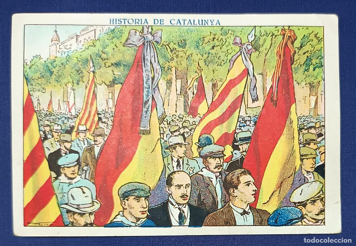Coleccionismo cromos antiguos: CROMO HISTORIA DE CATALUNYA N&ordm; 110 BIS.XOCOLATA JUNCOSA