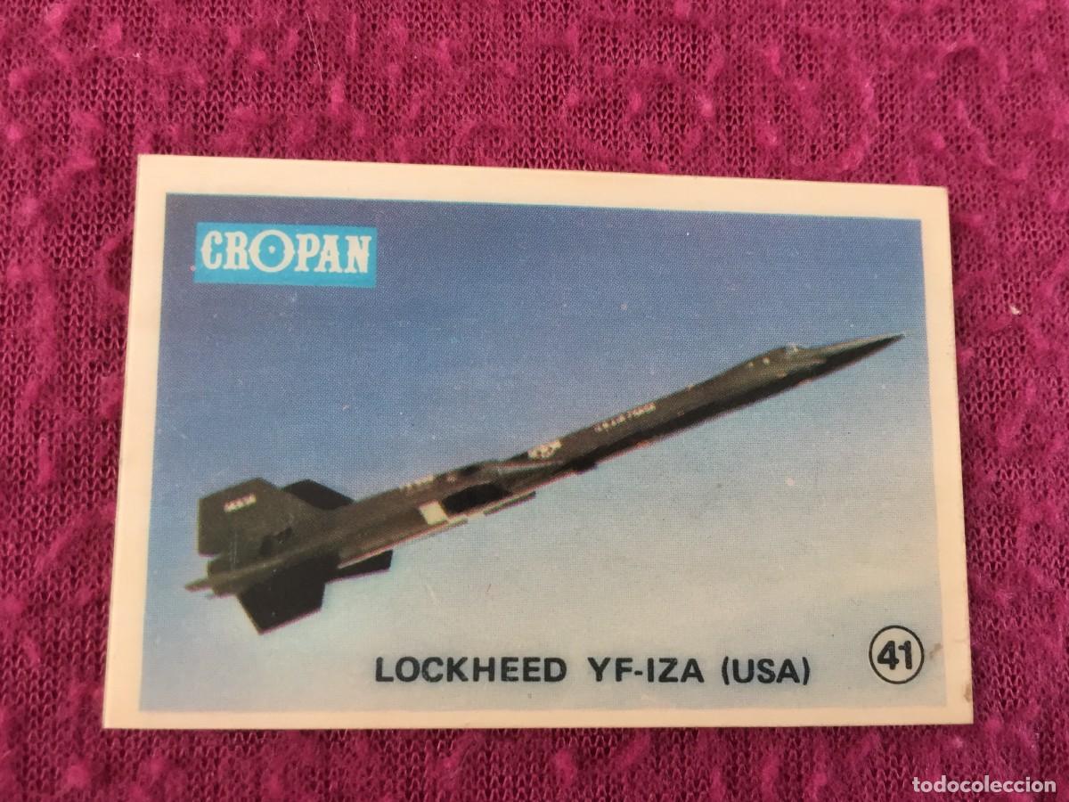 Coleccionismo cromos antiguos: CROMO PASTELITOS CROPAN AVIONES DE COMBATE N&Uacute;MERO 41 LOCKHEED YF-IZA USA