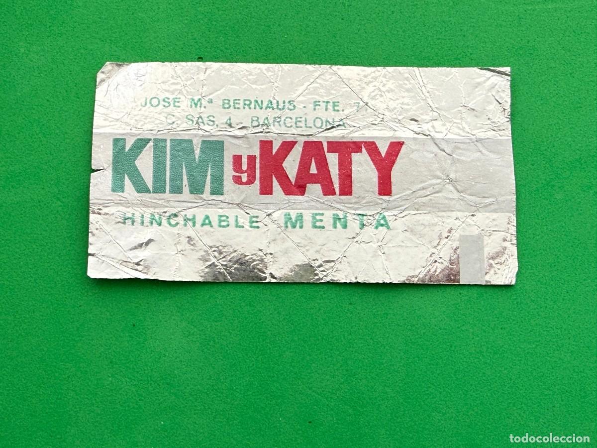 Coleccionismo cromos antiguos: Envoltorio chicle Kim Katty de Valencia - tipo Dunkin