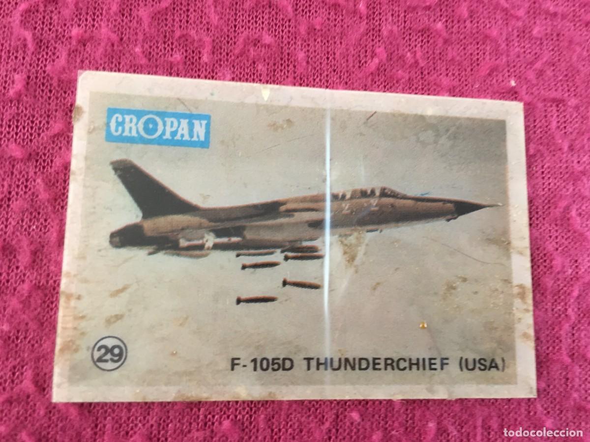 Coleccionismo cromos antiguos: CROMO PASTELITOS CROPAN - AVIONES DE COMBATE N&Uacute;MERO 29 - THUNDERCHIEFF