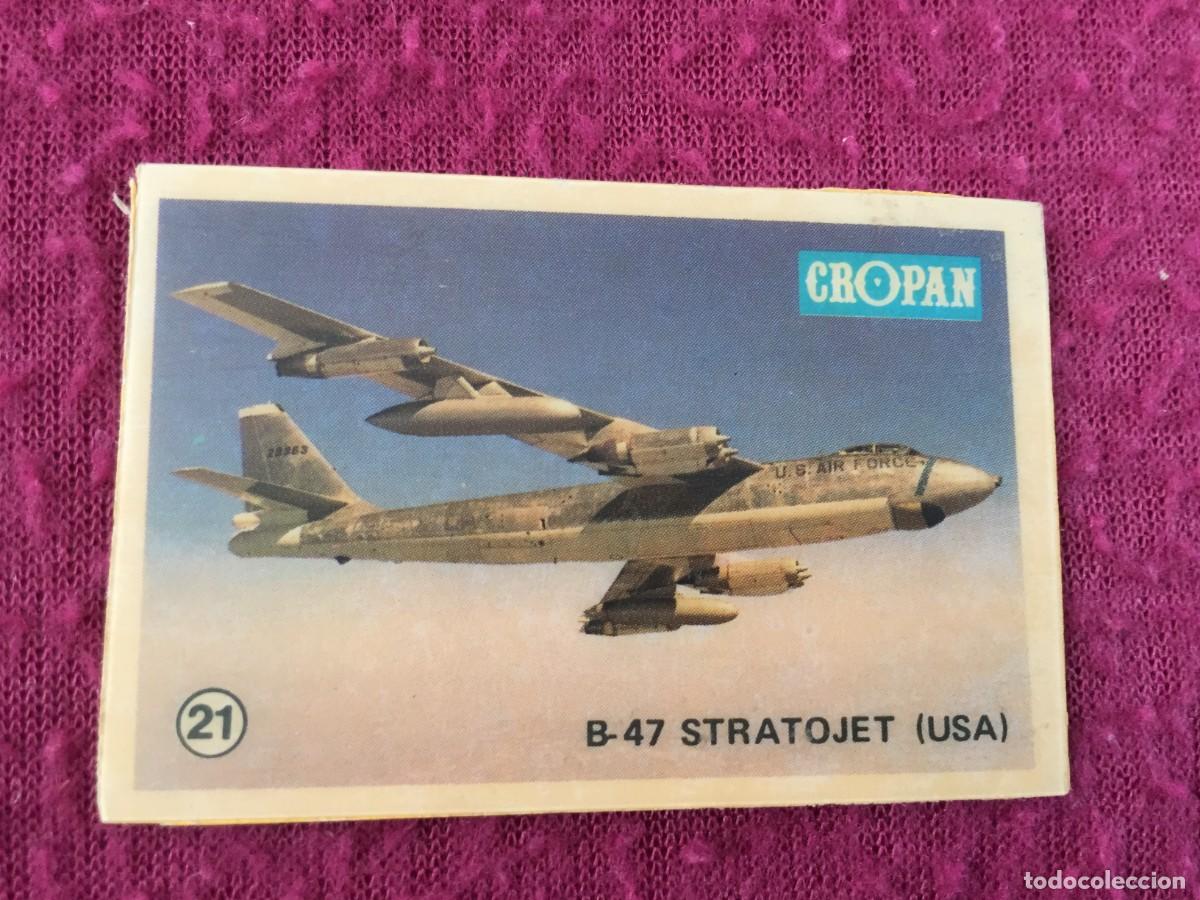 Coleccionismo cromos antiguos: CROMO PASTELITOS CROPAN - AVIONES DE COMBATE N&Uacute;MERO 21 - STRATOJET B-47