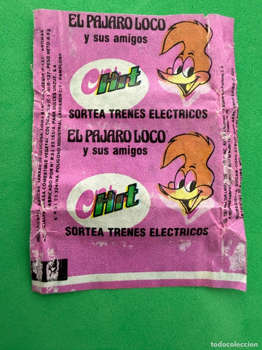 Coleccionismo cromos antiguos: Envoltorio chicle HIT - El p&aacute;jaro loco y sus amigos