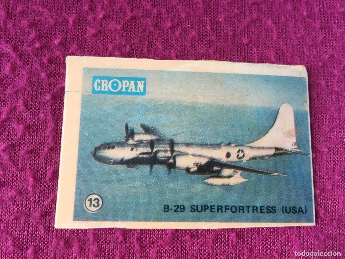 Coleccionismo cromos antiguos: CROMO PASTELITOS CROPAN - AVIONES DE COMBATE N&Uacute;MERO 13 - SUPERFORTRESS USA