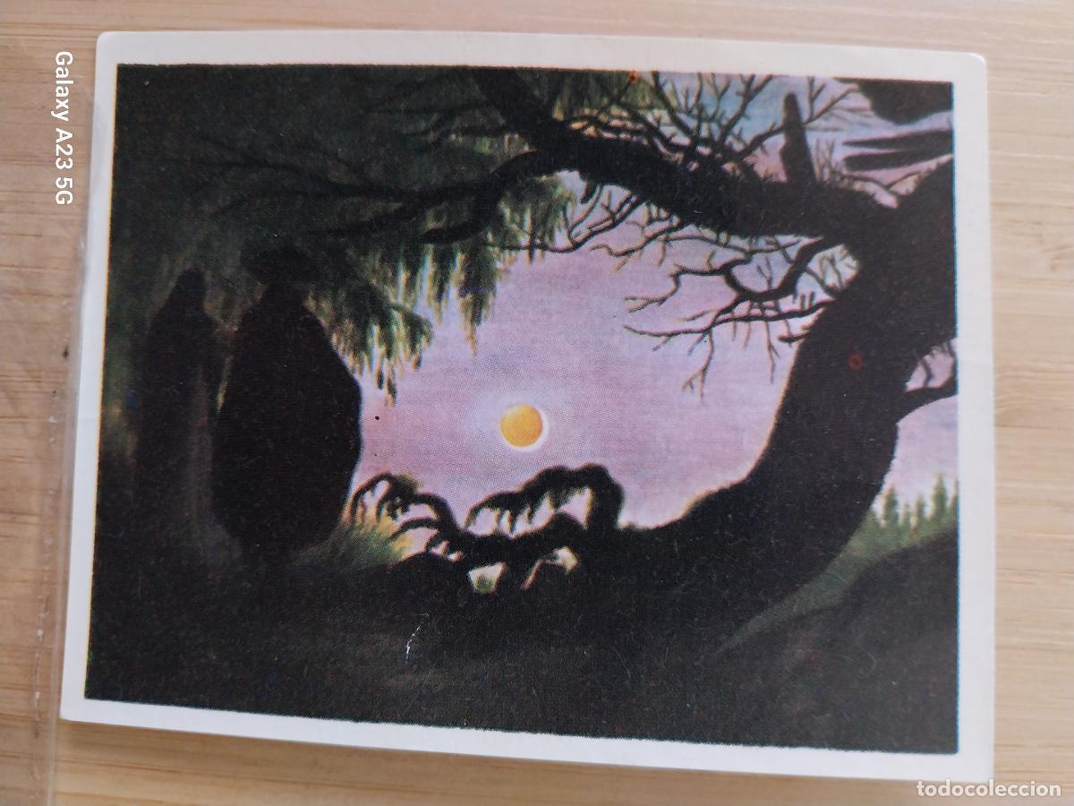 Coleccionismo cromos antiguos: FRIEDRICH HOMBRE Y MUJER CONTEMPLANDO LUNA * ED MAGA ARTE A&Ntilde;O 1971 CROMO 242 ** SIN PEGAR NUNCA