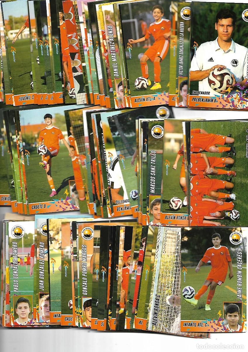 Coleccionismo cromos antiguos: gran lote de +de 130 cromos del club deportivo parquesol