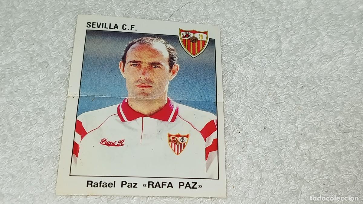 Coleccionismo cromos antiguos: BIMBO : ANTIGUO CROMO N&ordm; 244 RAFA PAZ SEVILLA ESTRELLAS DE LA LIGA FUTBOL 93 - 94