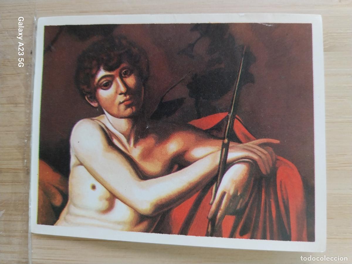 Coleccionismo cromos antiguos: CARAVAGGIO SAN JUAN BAUTISTA Y EL CORDERO -* ED MAGA ARTE A&Ntilde;O 1971 CROMO 148 ** SIN PEGAR NUNCA