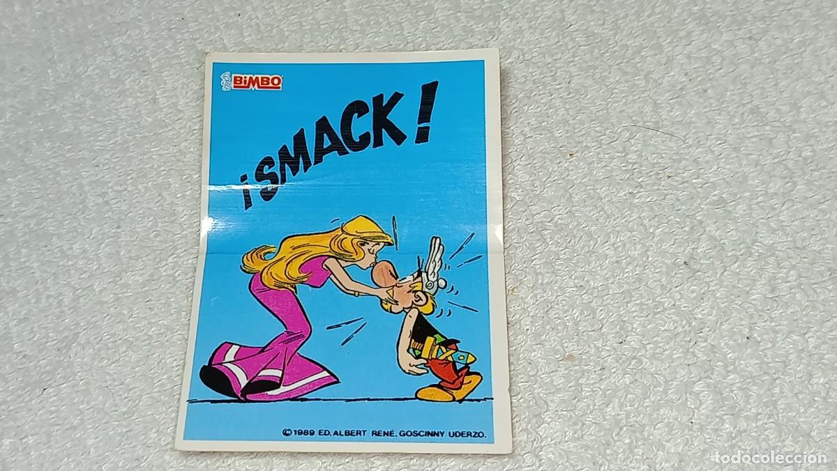 Coleccionismo cromos antiguos: BIMBO : ANTIGUO CROMO PASTEL ASTERIX Y OBELIX - SMACK - A&Ntilde;OS 80 SIN PEGAR