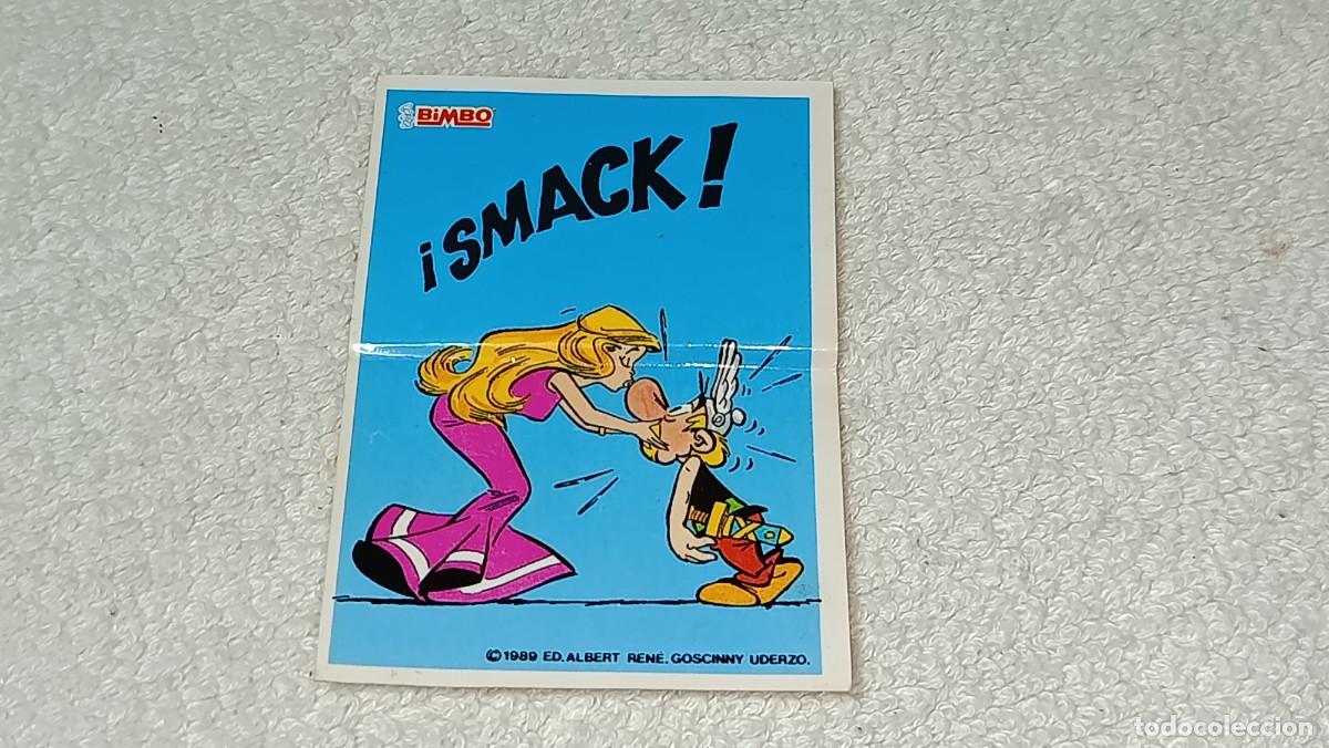 Coleccionismo cromos antiguos: BIMBO : ANTIGUO CROMO PASTEL ASTERIX Y OBELIX - SMACK - A&Ntilde;OS 80 SIN PEGAR