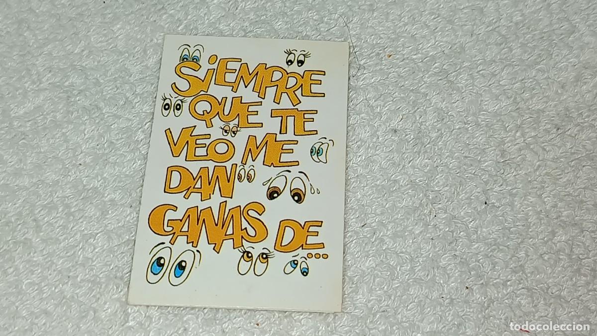Coleccionismo cromos antiguos: BOLLYCAO PANRICO : ANTIGUO CROMO MOVI CARDS MOVICARDS SIEMPRE QUE TE VEO A&Ntilde;OS 90