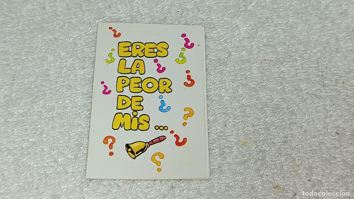 Coleccionismo cromos antiguos: BOLLYCAO PANRICO : ANTIGUO CROMO MOVI CARDS MOVICARDS ERES LA PEOR A&Ntilde;OS 90