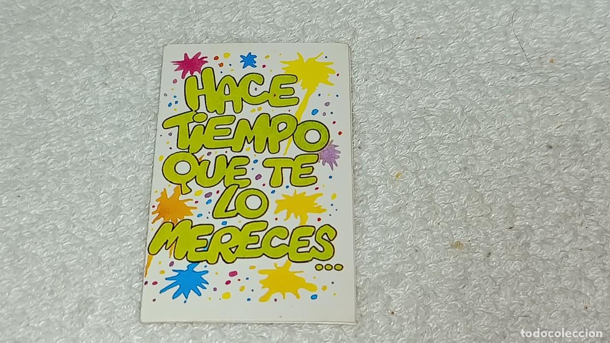 Coleccionismo cromos antiguos: BOLLYCAO PANRICO : ANTIGUO CROMO MOVI CARDS MOVICARDS HACE TIEMPO QUE TE LO MERECES A&Ntilde;OS 90