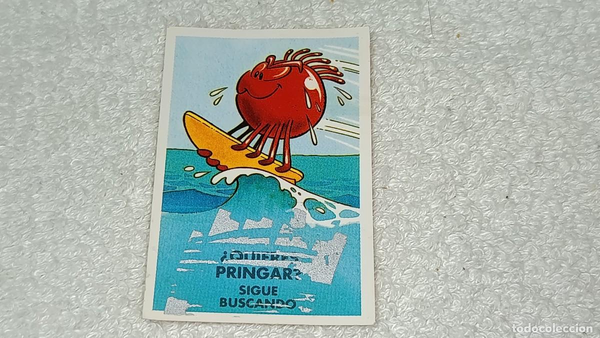 Coleccionismo cromos antiguos: BIMBO BIMBOCAO : ANTIGUO CROMO GAME QUIERES PRINGAR ? RASCA BOLAS PRINGOSAS A&Ntilde;OS 90