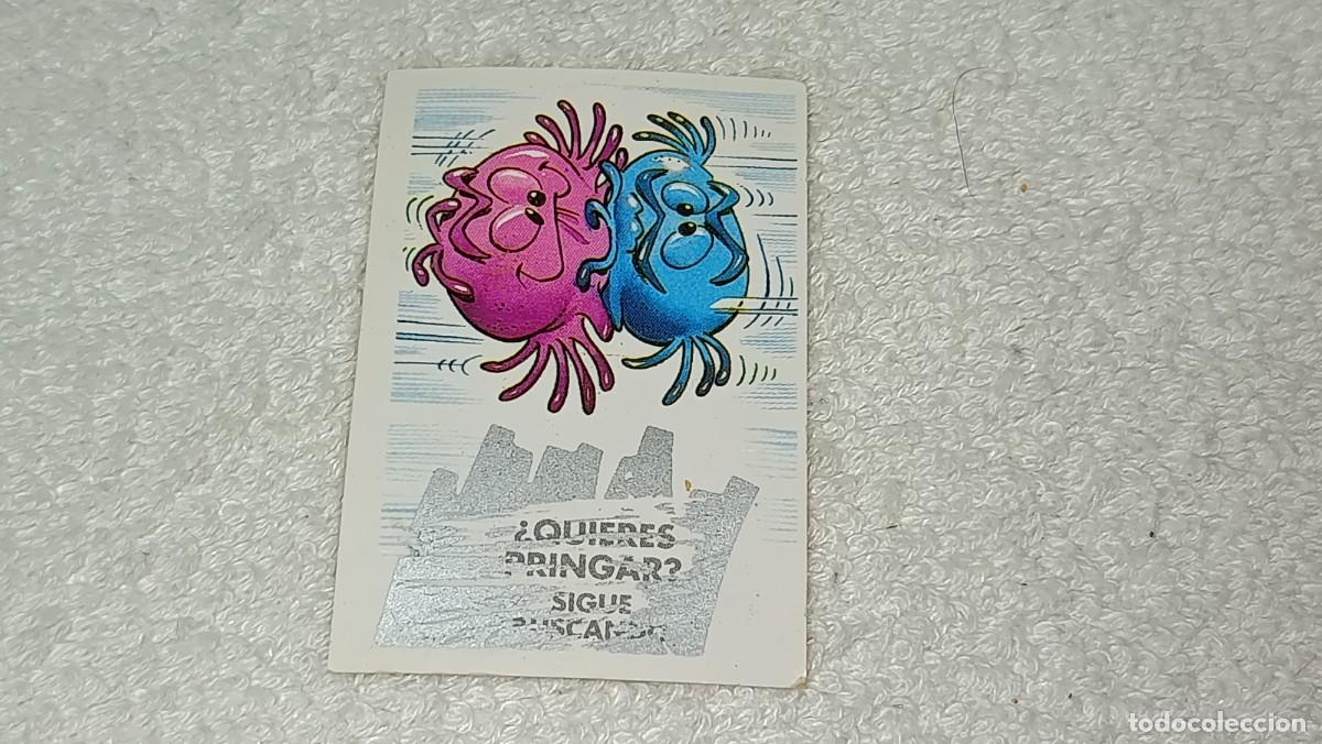 Coleccionismo cromos antiguos: BIMBO BIMBOCAO : ANTIGUO CROMO GAME QUIERES PRINGAR ? RASCA BOLAS PRINGOSAS A&Ntilde;OS 90