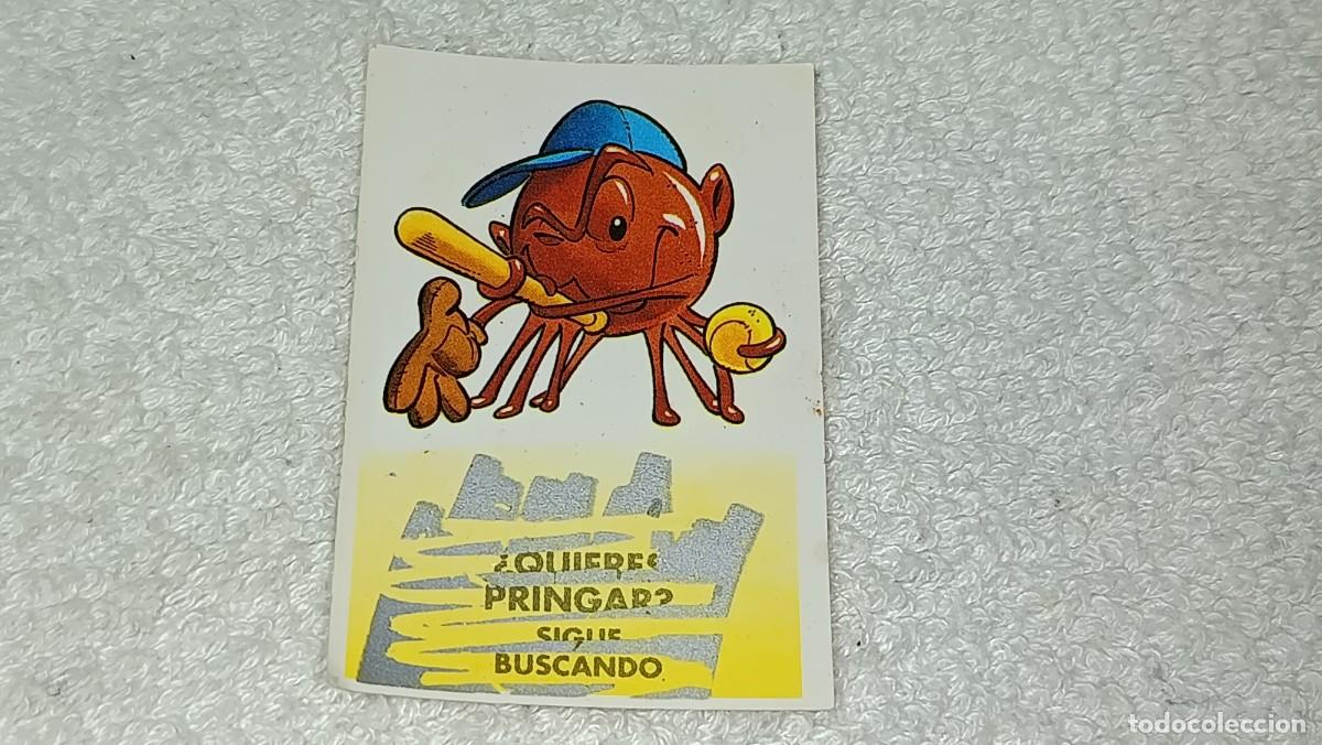 Coleccionismo cromos antiguos: BIMBO BIMBOCAO : ANTIGUO CROMO GAME QUIERES PRINGAR ? RASCA BOLAS PRINGOSAS A&Ntilde;OS 90