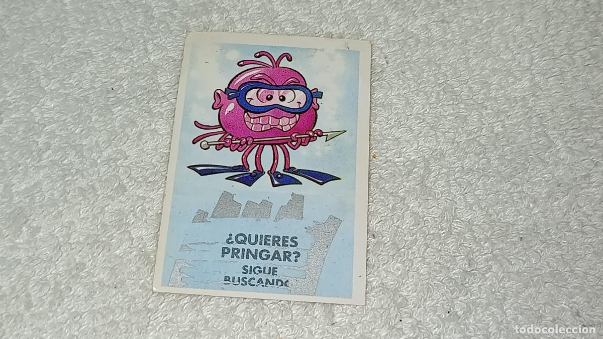 Coleccionismo cromos antiguos: BIMBO BIMBOCAO : ANTIGUO CROMO GAME QUIERES PRINGAR ? RASCA BOLAS PRINGOSAS A&Ntilde;OS 90