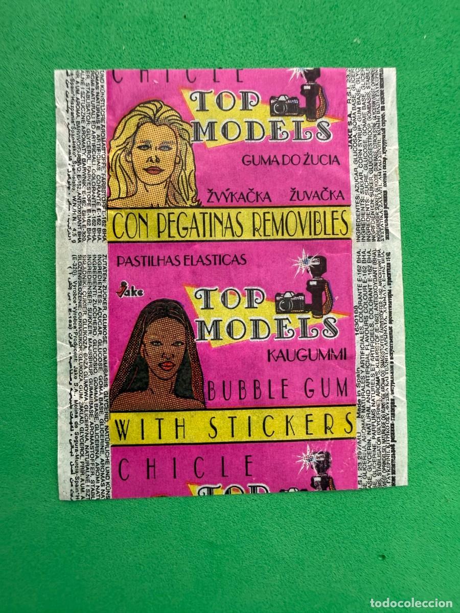 Coleccionismo cromos antiguos: Envoltorio chicle Top Models - Jake Espa&ntilde;a - Tipo Dunkin