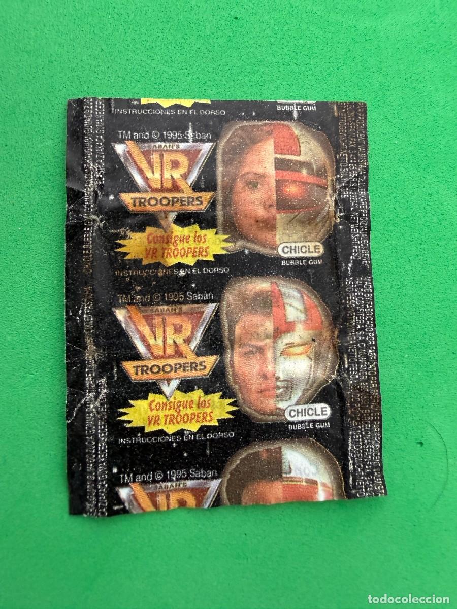Coleccionismo cromos antiguos: Envoltorio chicle VR Troopers - Dunkin General de Confiter&iacute;a - 1995