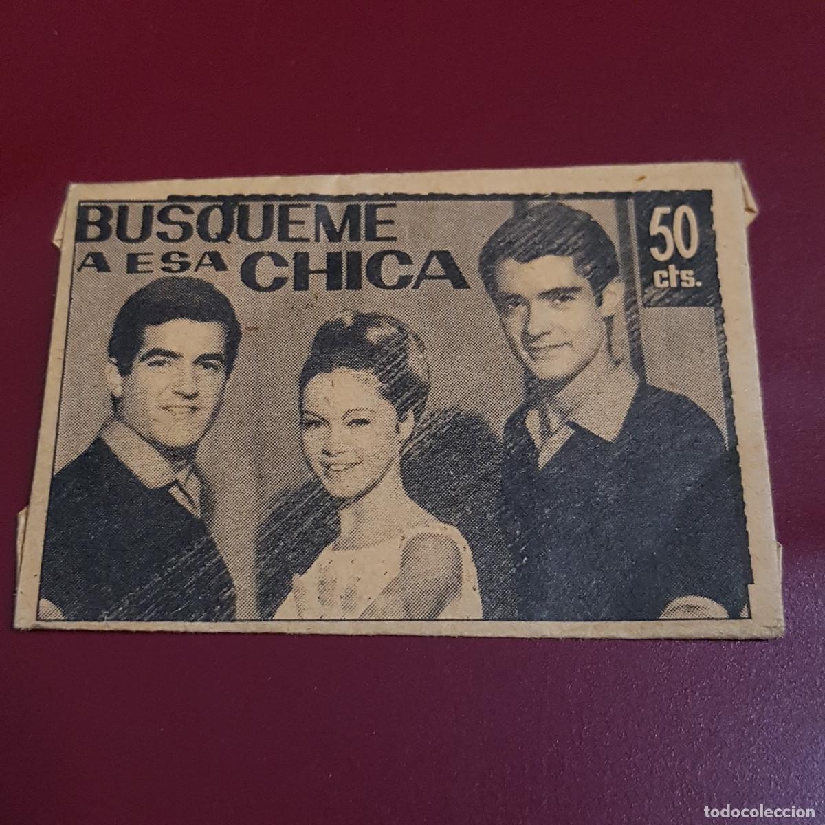 Coleccionismo cromos antiguos: FHER - BUSQUEME A ESA CHICA - UN SOBRE DE CROMOS SIN ABRIR