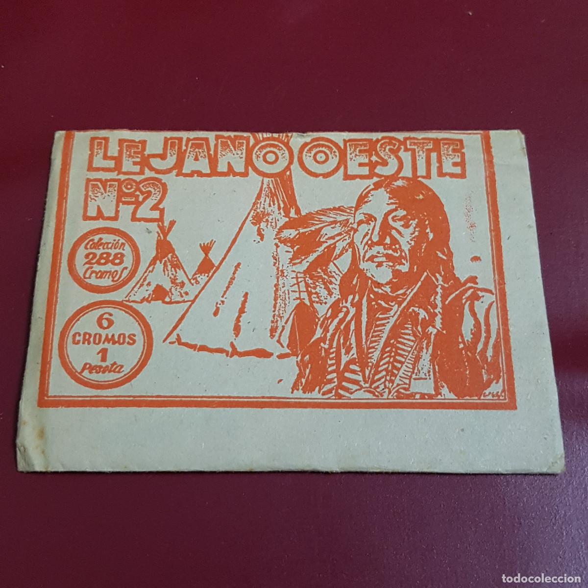 Coleccionismo cromos antiguos: EDIGESA - EL LEJANO OESTE 2 - UN SOBRE DE CROMOS SIN ABRIR
